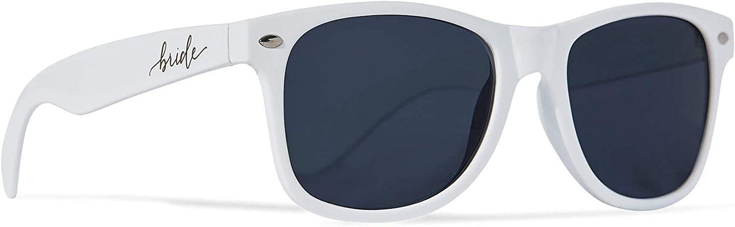 10 Piece Set - Neon Pink Bride & Bride Tribe Sunglasses