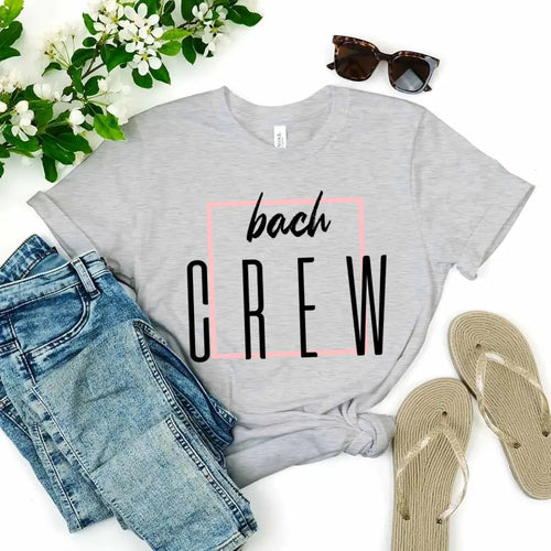 Bach Crew Bride To be Party Bachelorette T-shirt