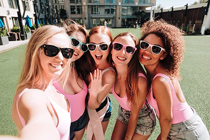 10 Piece Set - Bride & Light Pink Bride Tribe Sunglasses
