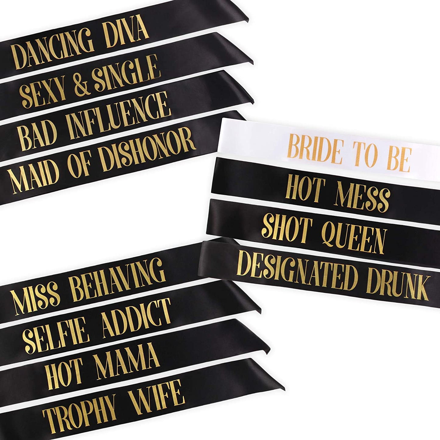 Sash Bachelorette Party | Hen Bride Team Sash Black | Hen Sash Girls