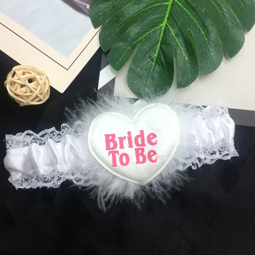 Bachelorette Party Bride to be Supplies Prop Set Kit White Pink Sash