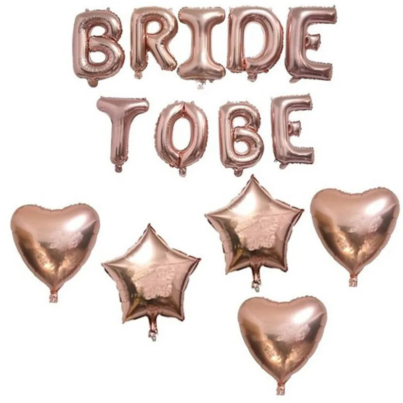 Bachelorette Party Bride to be Supplies Prop Set Kit White Pink Sash