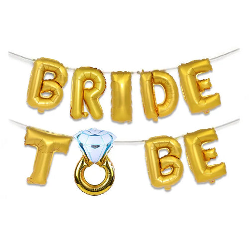 Bride To Be Balloon Rose Gold Team Bride Balloons for Hen Party