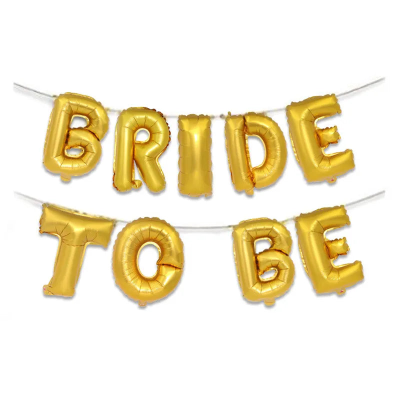 Bride To Be Balloon Rose Gold Team Bride Balloons for Hen Party