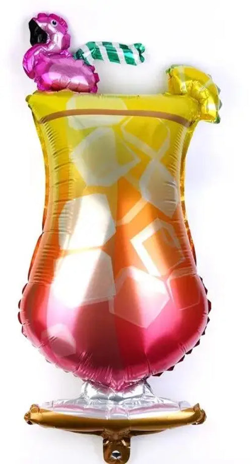 1pcs Gold Pineapple Flamingo Aluminum Balloon Bachelorette Party