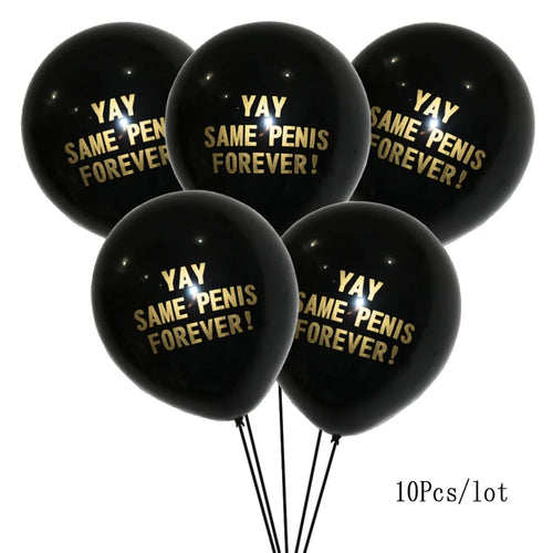 10Pcs/Bachelor party Penis Latex Balloon Birthday Bachelorette Party