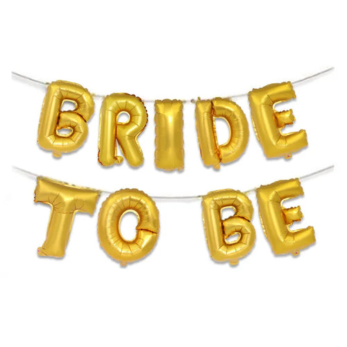 Bride To Be Balloon Rose Gold Team Bride Balloons for Hen Party