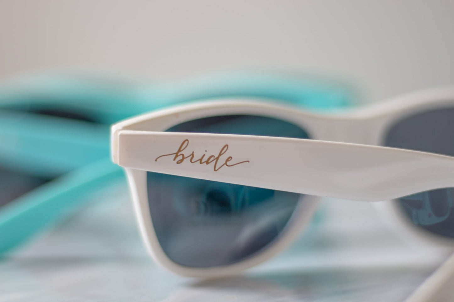 Turquoise Bride Tribe Sunglasses