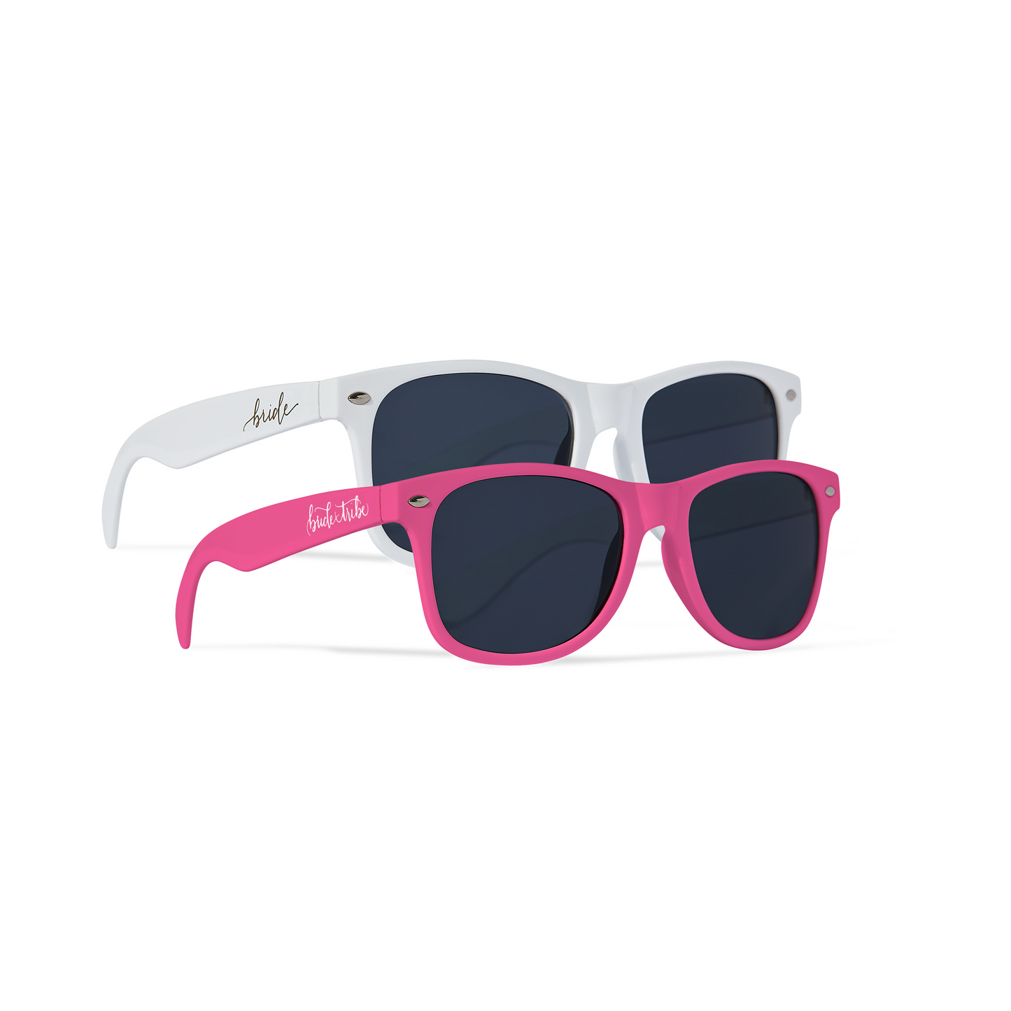 Neon Pink Bride Tribe Sunglasses