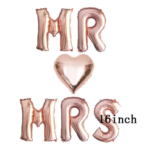 Rose Gold Bride To Be Letter Foil Balloon Wedding Bridal Shower