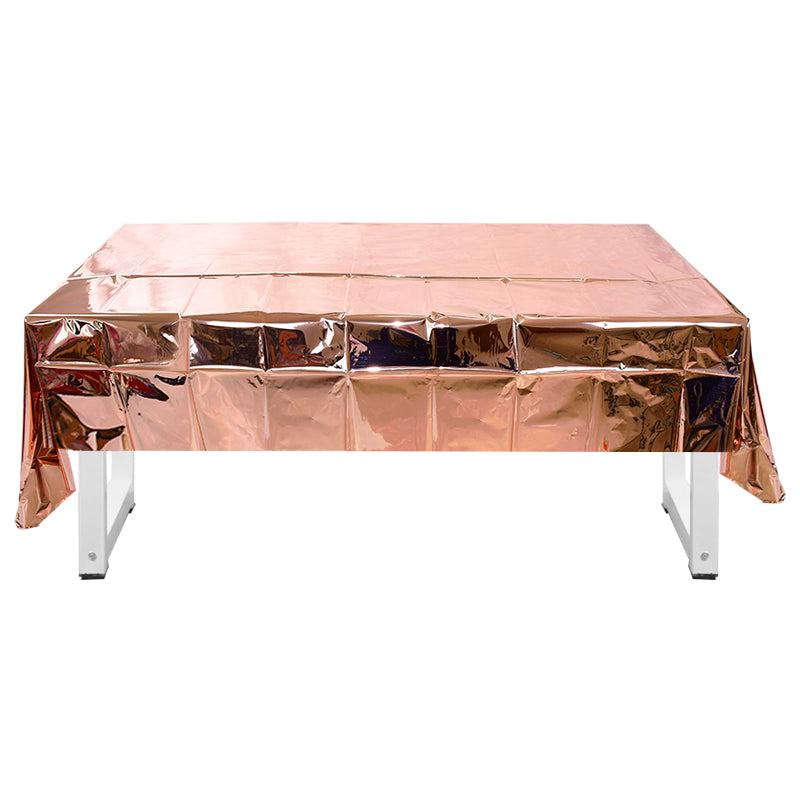 Rose Gold Party Disposable Tableware Set Paper Plate Cup Kids Adult