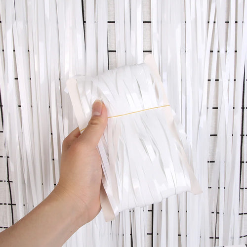 2/3M Party Background Wedding Decoration Foil Fringe Curtain Sequin