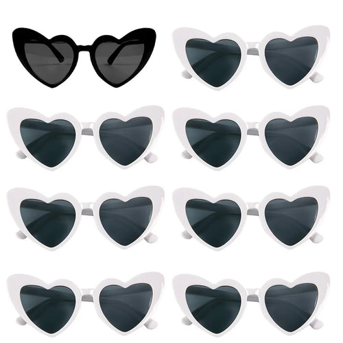 Hen Night Heart Shaped Sunglasses Women's Bachelorette Party Favors