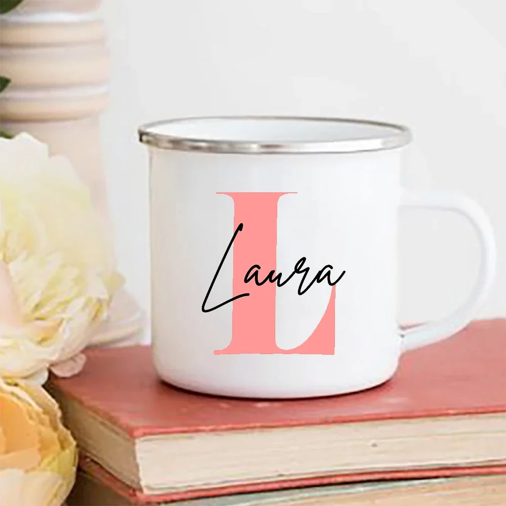 Personalized Mug Initial with Name Coffee Cup Bachelorette Party Best