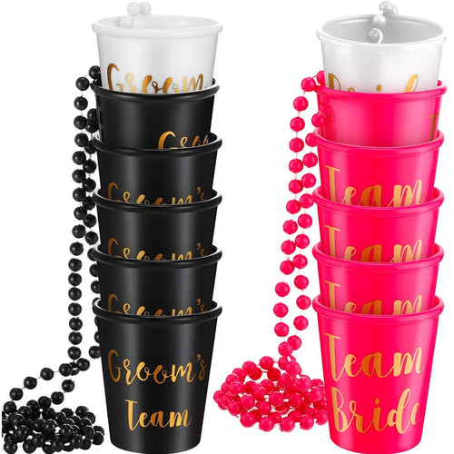 Team Bride Tribe Cups Bridal Shower Bachelorette Party Plastic