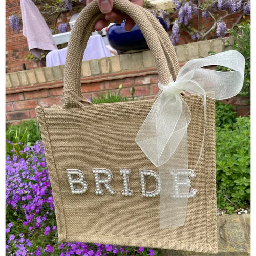 Bride Honeymoon Tote Beach Bag Bridal Shower Gift Bag for Bride To Be