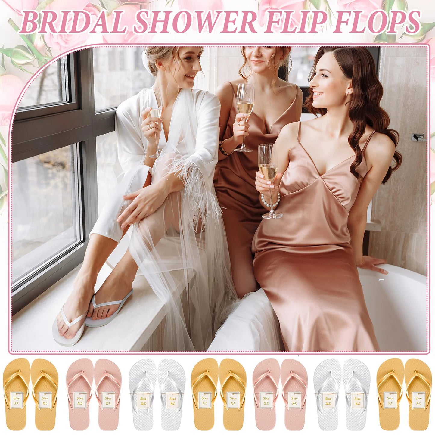 6-24 Pairs Flip Flops Bulk Wedding Favors Gifts for Guests Beach