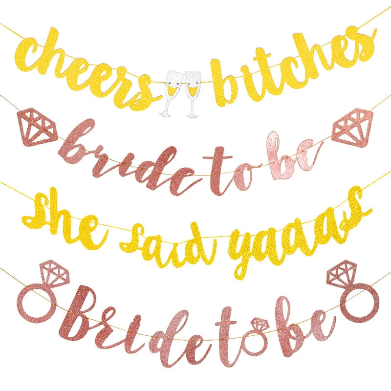 Wedding Bride To Be Decoration Hen Bachelorette Party Decoration