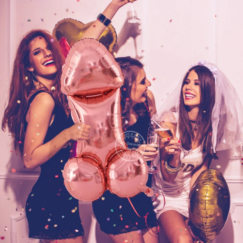 Huge Penis Shape Foil Balloon Bachelorette Party Decoration Bride To