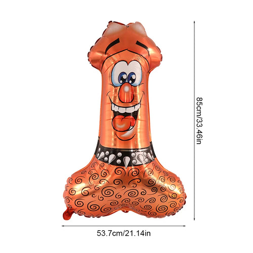 1pcs Inflatable Penis Foil Balloon Dick Shape Helium Ballons