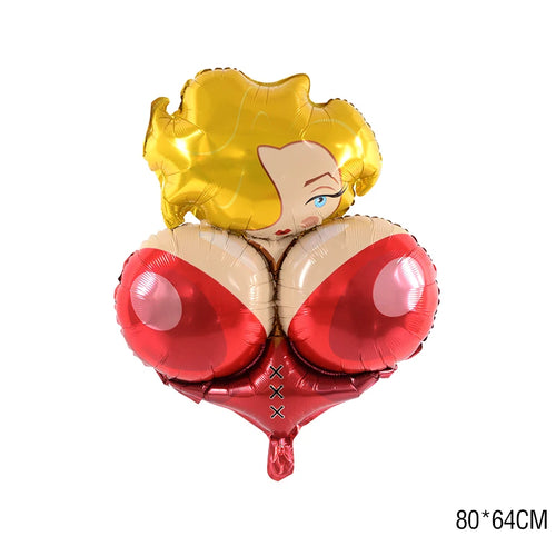 Huge Penis Shape Foil Balloon Bachelorette Party Decoration Bride To