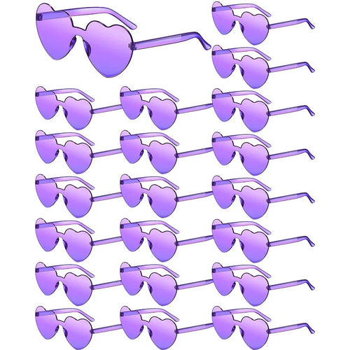 80-20Pcs Wedding Gifts for Guests Candy Color Frameless Glasses
