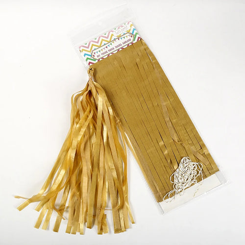 5pcs Wedding Decoration Rose Gold Tissue Paper Tassels Garland
