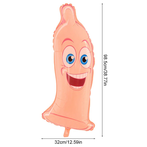 1pcs Inflatable Penis Foil Balloon Dick Shape Helium Ballons