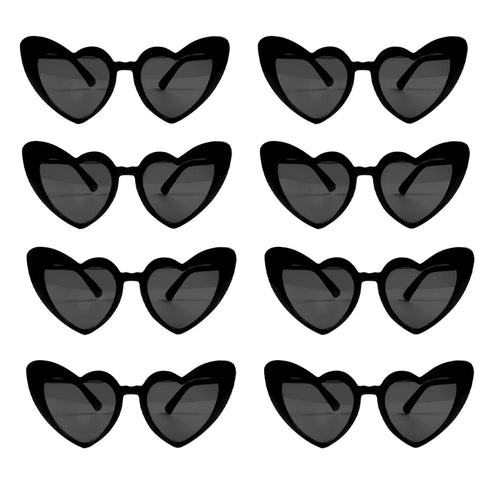 Hen Night Heart Shaped Sunglasses Women's Bachelorette Party Favors