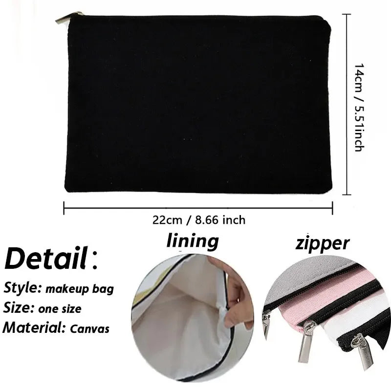 Gradient Initial Makeup Zipper Bags Fashion Travel Toilet Lipstick