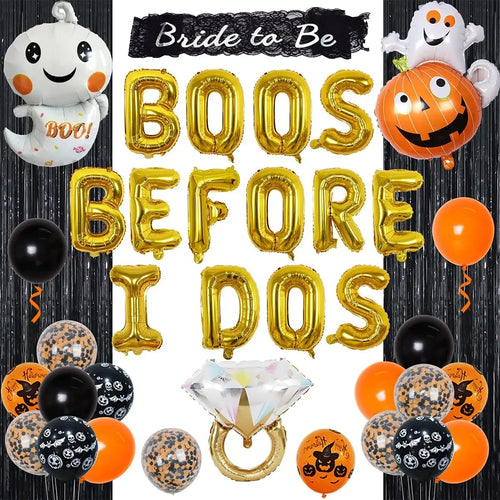 Halloween Bachelorette Party Decorations Balloon Banner, Bride To be