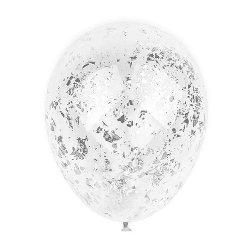 15pcs Metallic Confetti Latex Balloons Glitter Gold Rose Pink Silver