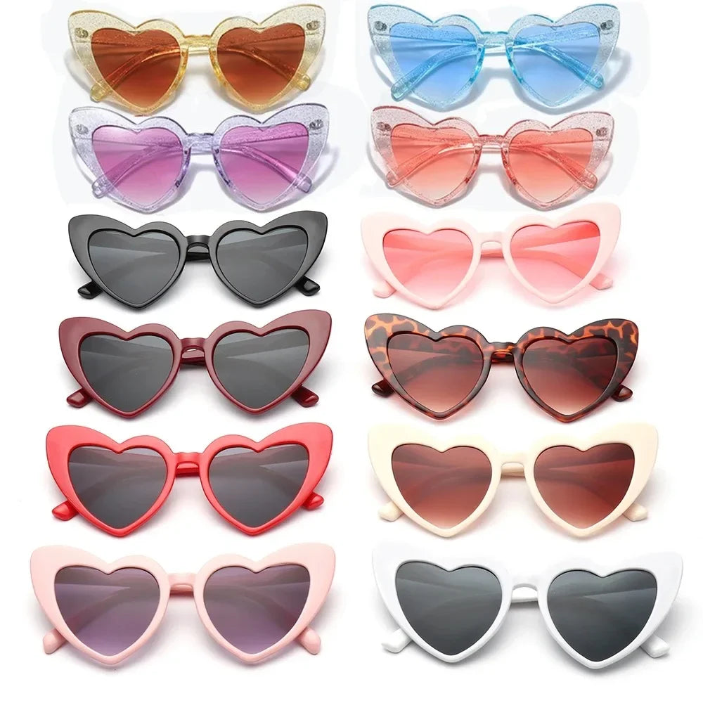 Bachelorette Party Heart Shaped Sunglasses Wedding Bridal Shower Decor
