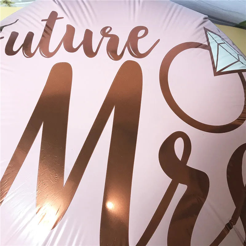 1Pcs 22inch She Said Yes Foil Balloon With Diamond Ring Bachelorette