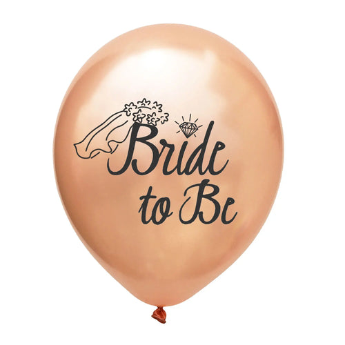 10pcs Team Bride balloons For Wedding & Engagement Supplies love Latex