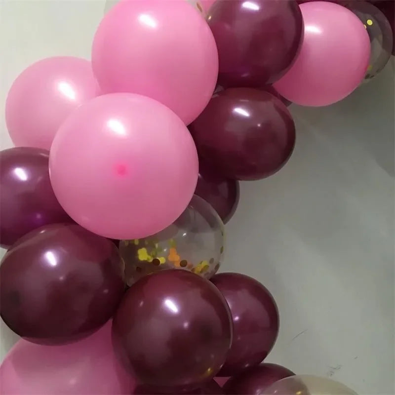 Blue Ocean Balloon Arch Garland Kit Clear Premium Latex Balloons