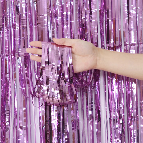 2/3M Party Background Wedding Decoration Foil Fringe Curtain Sequin