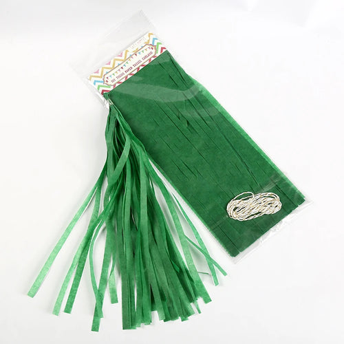 5pcs Wedding Decoration Rose Gold Tissue Paper Tassels Garland