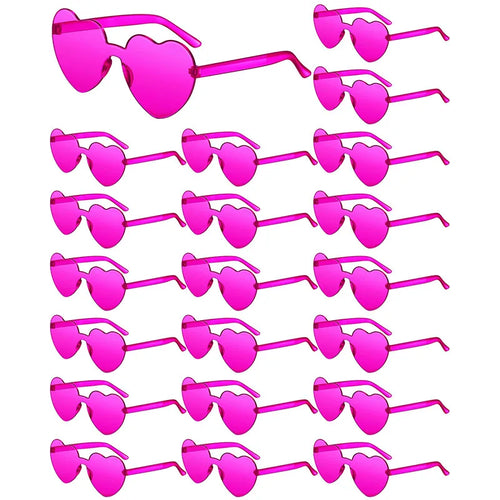 80-20Pcs Wedding Gifts for Guests Candy Color Frameless Glasses