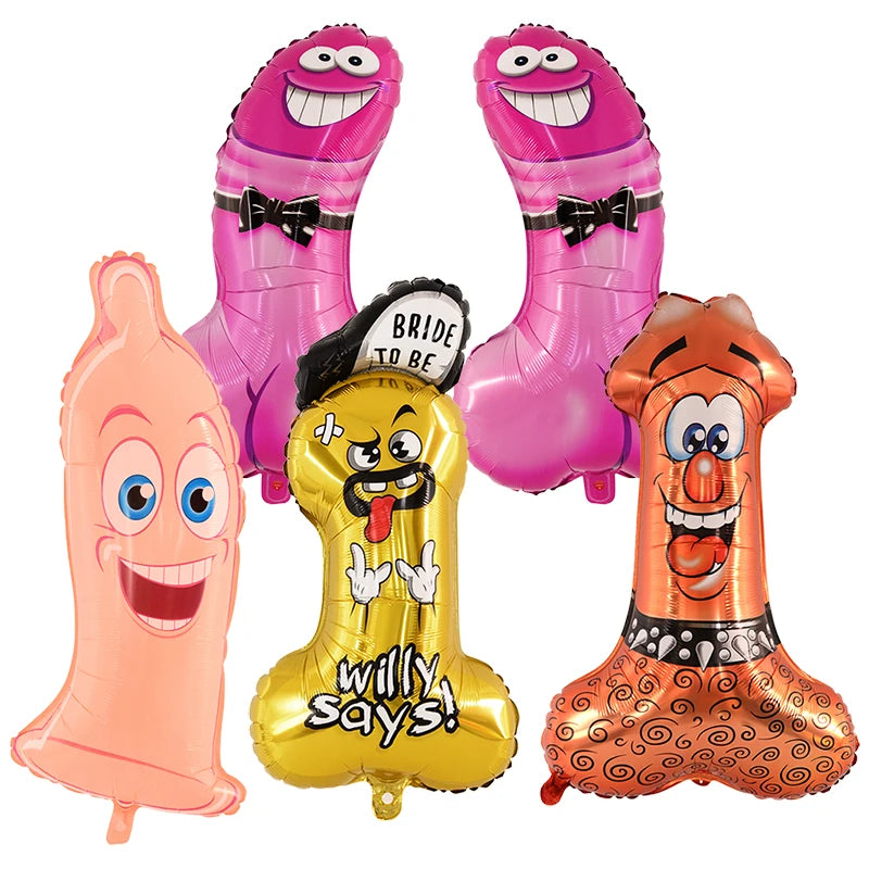 Huge Penis Shape Foil Balloon Bachelorette Party Decoration Bride To