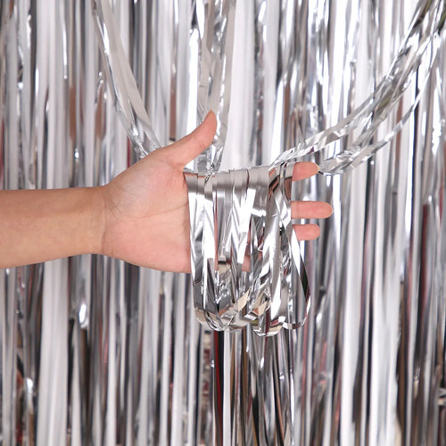 2/3M Party Background Wedding Decoration Foil Fringe Curtain Sequin