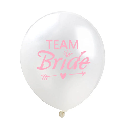 10pcs Team Bride balloons For Wedding & Engagement Supplies love Latex