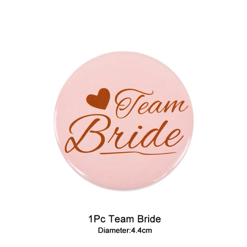 12/1pcs Bride to be Team Bride Badge for Wedding Bridal Shower