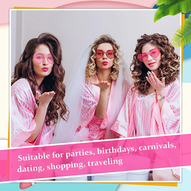 80-20Pcs Wedding Gifts for Guests Candy Color Frameless Glasses