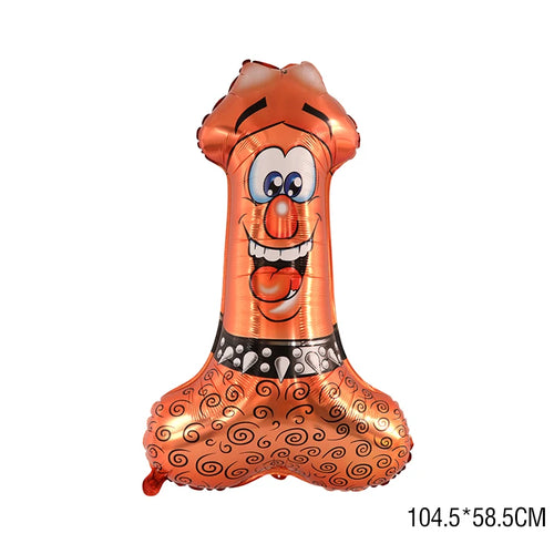 Huge Penis Shape Foil Balloon Bachelorette Party Decoration Bride To