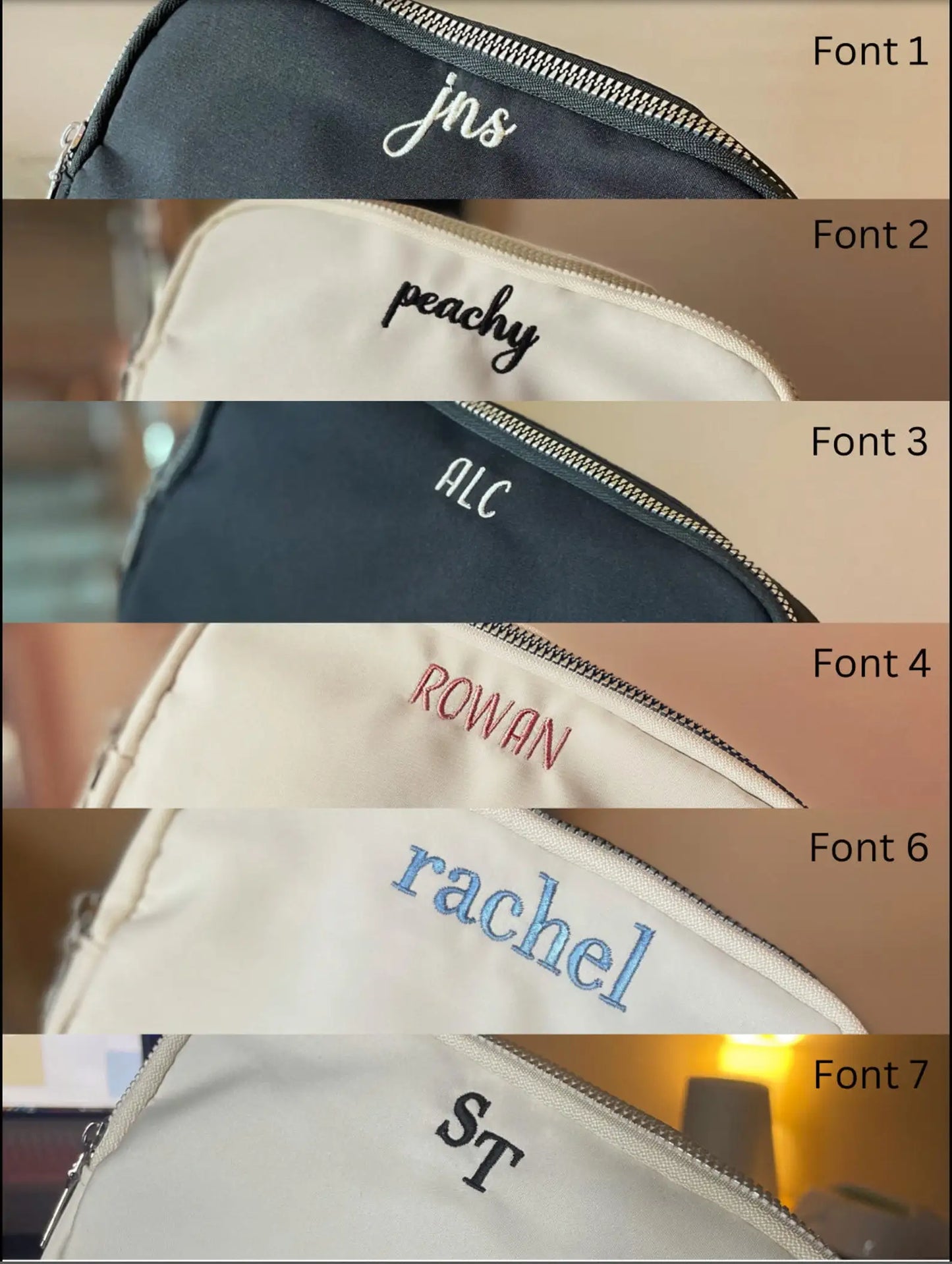 Personalized Embroidered Cosmetic Bag with Name Corduroy Makeup Bag
