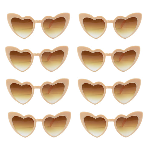 Hen Night Heart Shaped Sunglasses Women's Bachelorette Party Favors