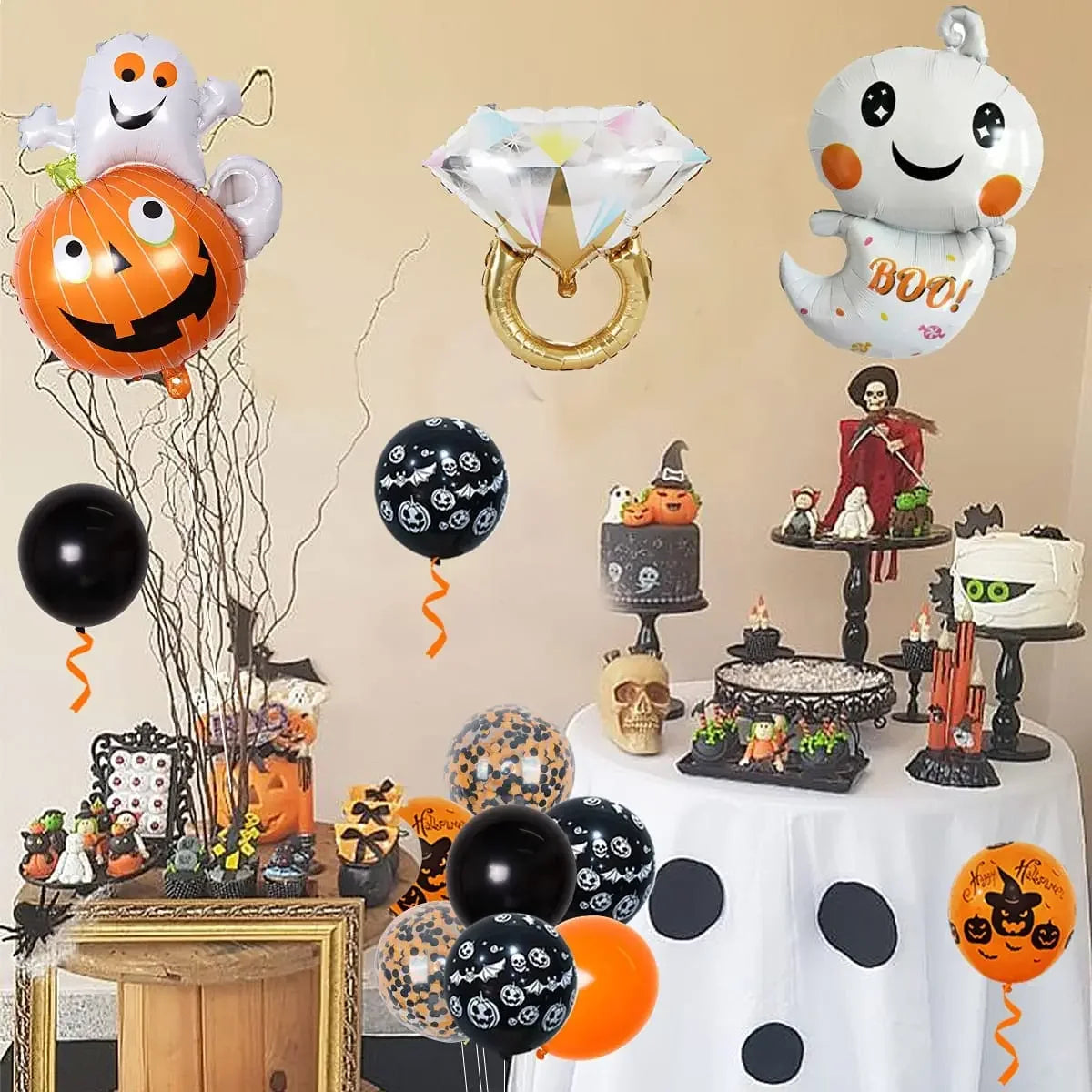 Halloween Bachelorette Party Decorations Balloon Banner, Bride To be