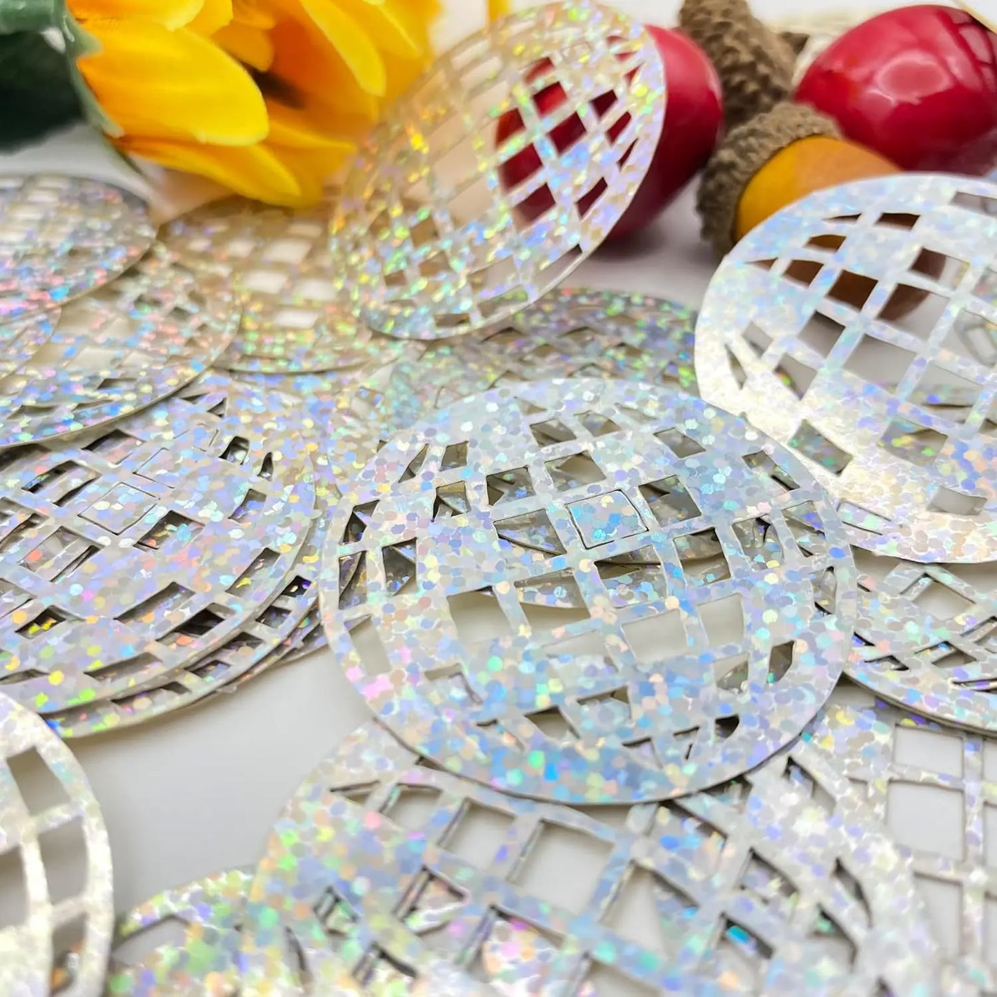 100Pcs/bag 70s 80s Disco Ball Laser Sequin Confetti Table Scatter for