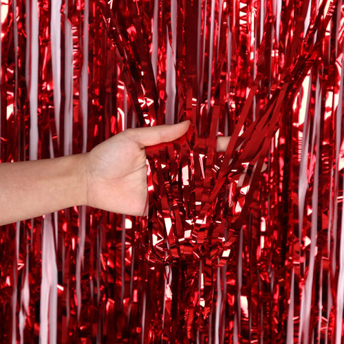 2/3M Party Background Wedding Decoration Foil Fringe Curtain Sequin